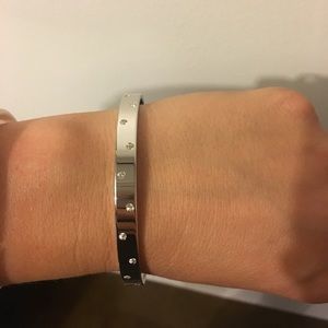 Swarovski Silver Bangle